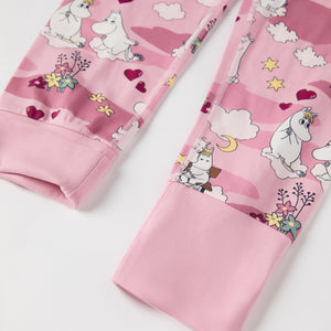 Moomin Print Kids Pyjamas from the Polarn O. Pyret kidswear collection. Nordic kids clothes made from sustainable sources.