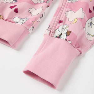 Moomin Print Baby Sleepsuit from the Polarn O. Pyret baby collection. Ethically produced kids clothing.