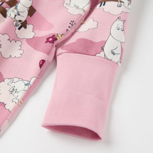 Moomin Print Baby Sleepsuit from the Polarn O. Pyret baby collection. Ethically produced kids clothing.