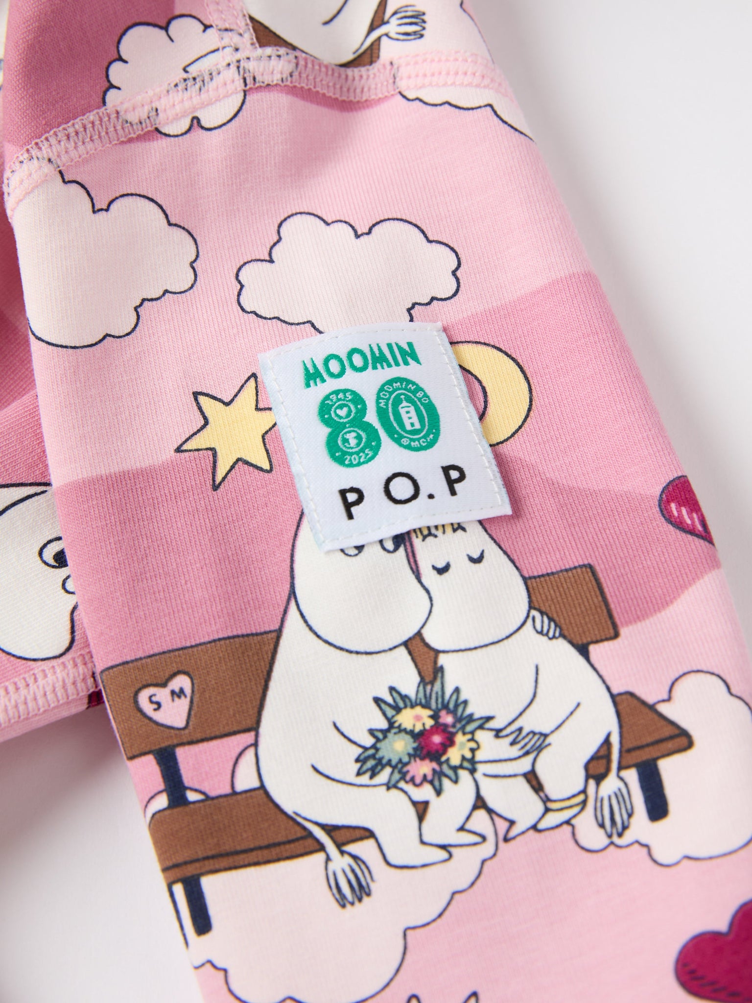 Moomin Print Baby Sleepsuit from the Polarn O. Pyret baby collection. Ethically produced kids clothing.