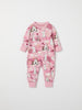 Moomin Print Baby Sleepsuit from the Polarn O. Pyret baby collection. Ethically produced kids clothing.