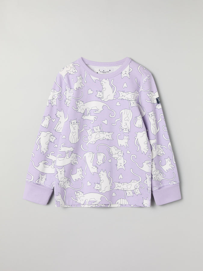 Cat Print Pyjamas