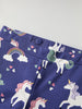 Unicorn Print flared Kids Joggers from Polarn O. Pyret kidswear. Clothes made using sustainably sourced materials.