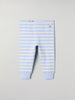 Organic Striped Baby Leggings from the Polarn O. Pyret baby collection. Clothes made using sustainably sourced materials.