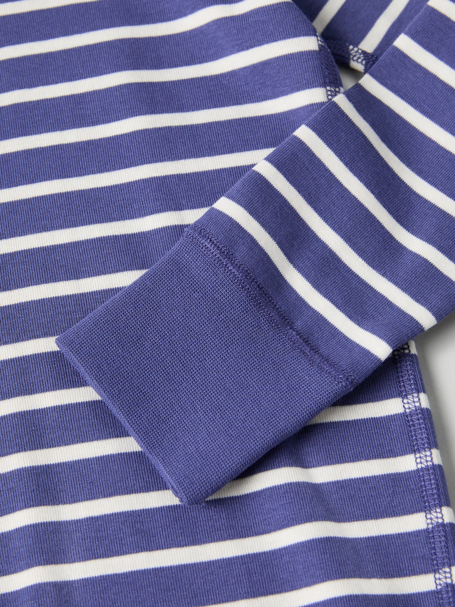 Organic Cotton Striped Blue Kids Top from Polarn O. Pyret kidswear. Nordic kids clothes made from sustainable sources.