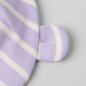 Striped Organic Cotton Baby Hat from the Polarn O. Pyret baby collection. Ethically produced kids clothing.