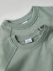 Green Kids Sweatshirt from Polarn O. Pyret kidswear. Clothes made using sustainably sourced materials.