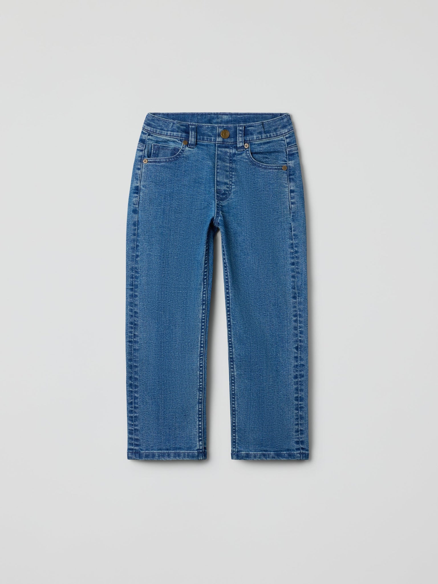 Pull-on Kids Jeans from Polarn O. Pyret kidswear. Clothes made using sustainably sourced materials.