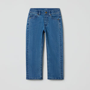 Pull-on Kids Jeans from Polarn O. Pyret kidswear. Clothes made using sustainably sourced materials.