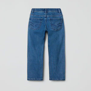 Pull-on Kids Jeans from Polarn O. Pyret kidswear. Clothes made using sustainably sourced materials.