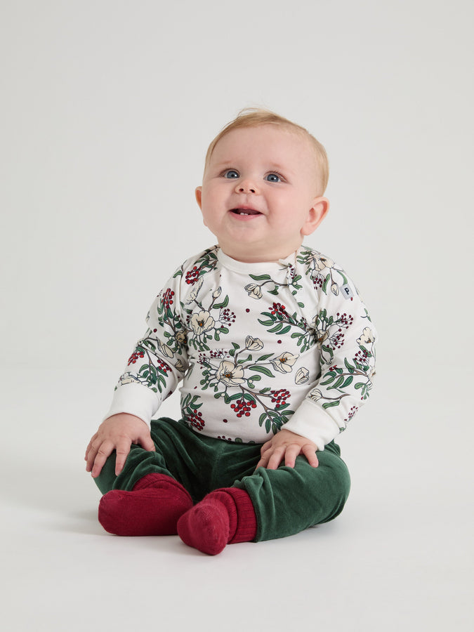 Floral Print Babygrow