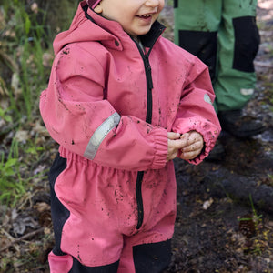 Waterproof Kids Overall With Fleece Lining