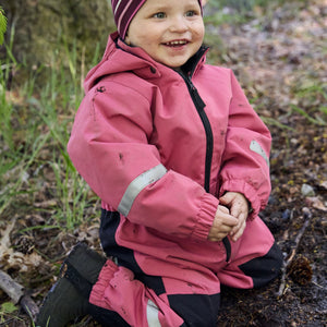 Waterproof Kids Overall With Fleece Lining