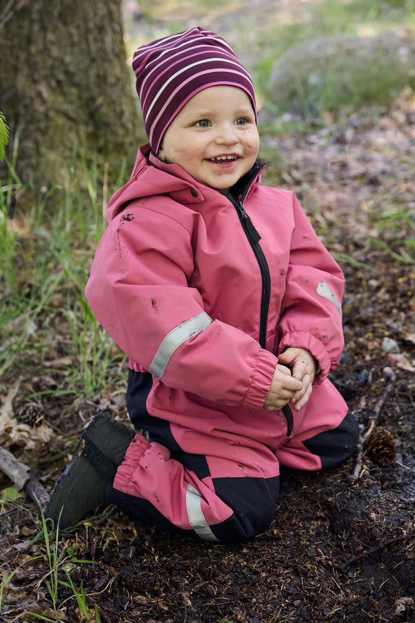 Waterproof Kids Overall With Fleece Lining