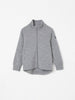 Terry Wool Grey Kids Thermal Zip Top from the Polarn O. Pyret outerwear collection. Ethically produced kids outerwear.