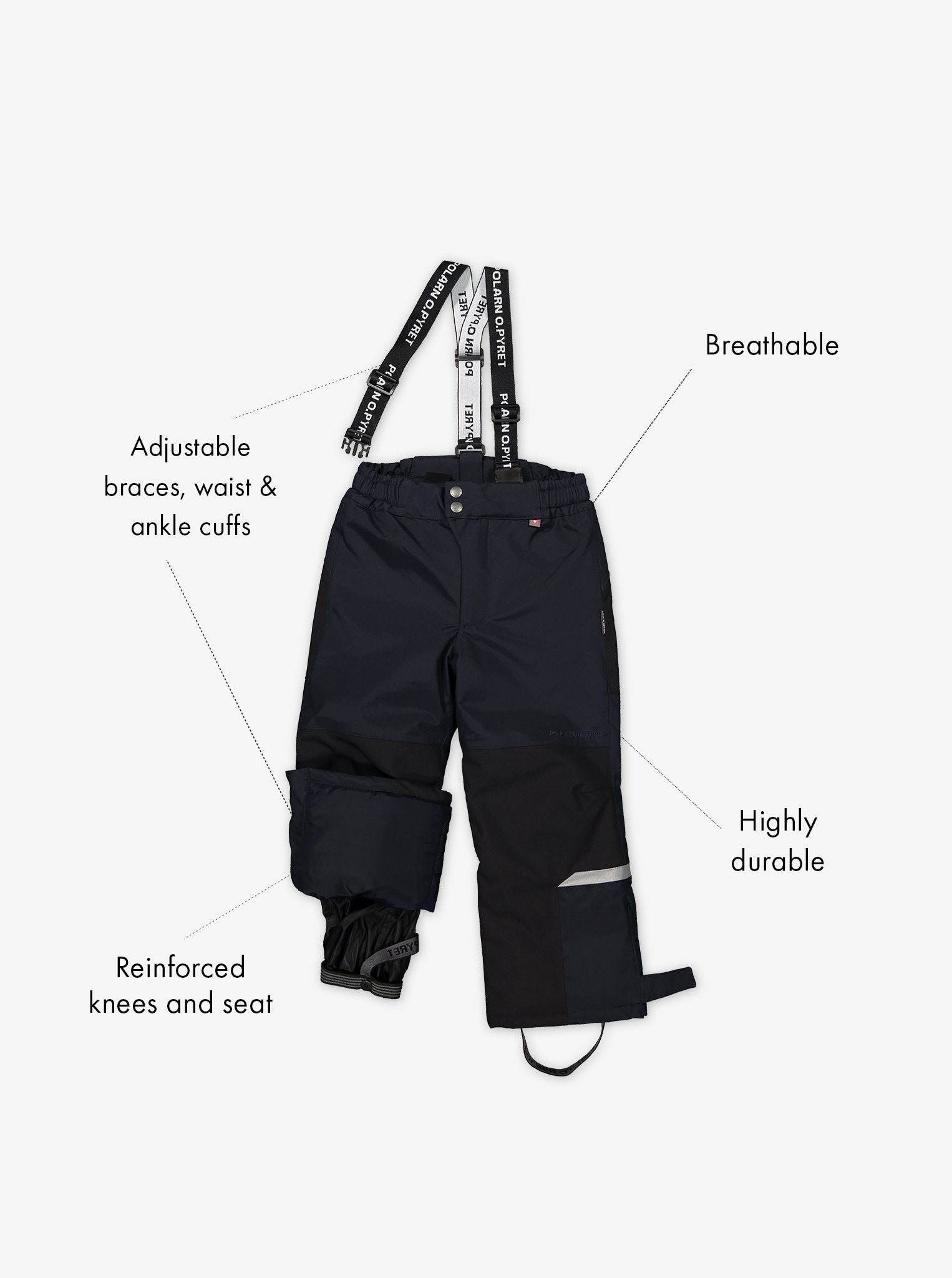 Padded Kids Waterproof Trousers