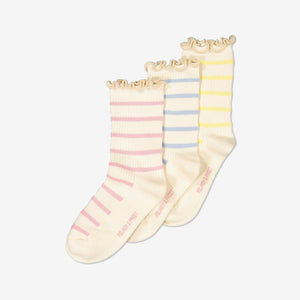 Girl Pink 3 Pack Kids Socks