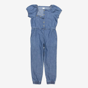 Girl Blue Kids Denim Playsuit