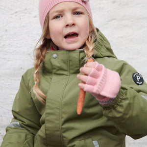 Kids Green Waterproof Shell Jacket