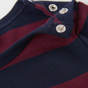 Organic Cotton Red Striped Kids Top from the Polarn O. Pyret kidswear collection. Made using 100% GOTS Organic Cotton