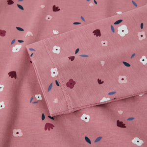 Organic Cotton Floral Kids Top from the Polarn O. Pyret kidswear collection. Ethically produced kids clothing.